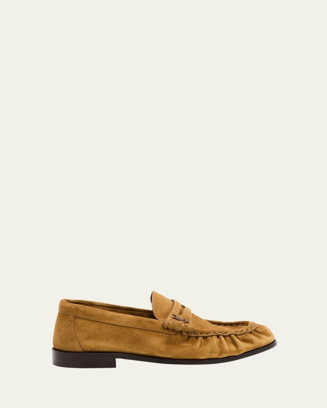 Le Suede YSL Penny Loafers